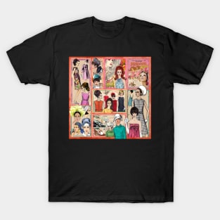 60s Fashion Collage T-Shirt